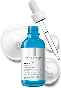 La Roche-Posay Hyalu B5 Pure Hyaluronic Acid Serum for Face | Vitamin B5 + Hyaluronic Acid + Madecassoside | Hydrating Serum Visibly Plumps Skin | Sensitive Skin Safe | Anti Aging Serum | Oil-Free