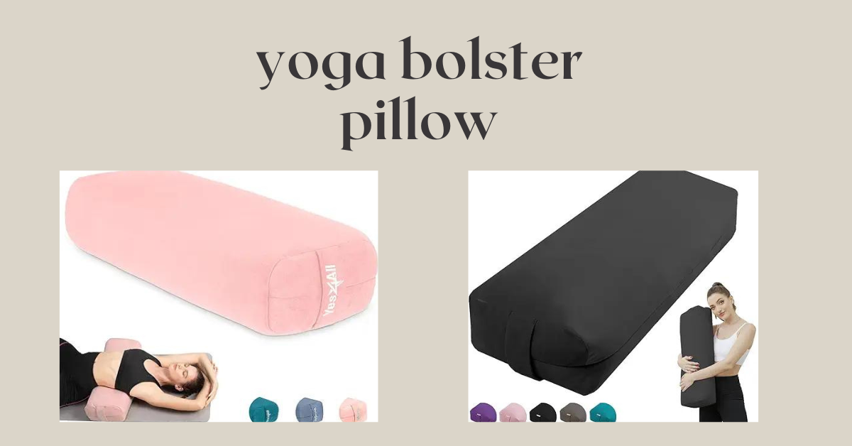 yoga bolster pillow