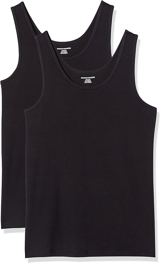 Dark Tank Top: A black tank top is more versatile than a white one. It can be dressed up with dark pants or a skirt and worn on casual outings or at the gym.